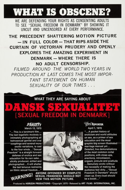 Сексуальная свобода в Дании  (1970)