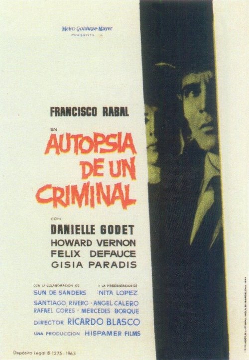 Autopsia de un criminal  (1963)